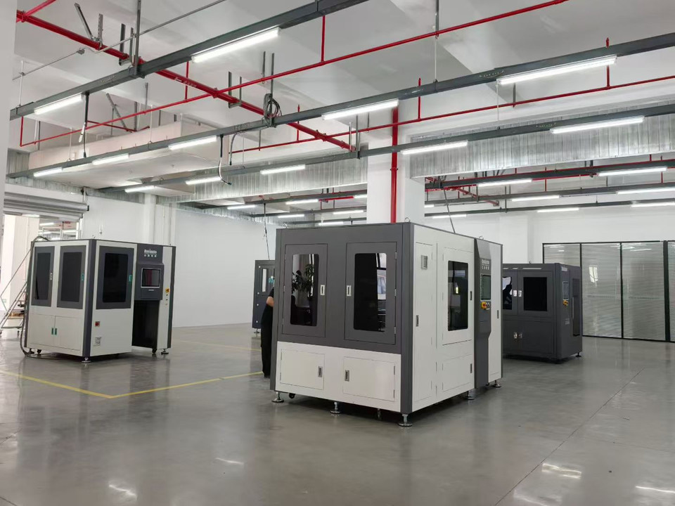 Equipment enclosures arranged in a workshop