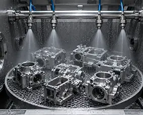 Illustrative image of components under spray heads