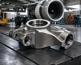 Illustrative image of a metal component