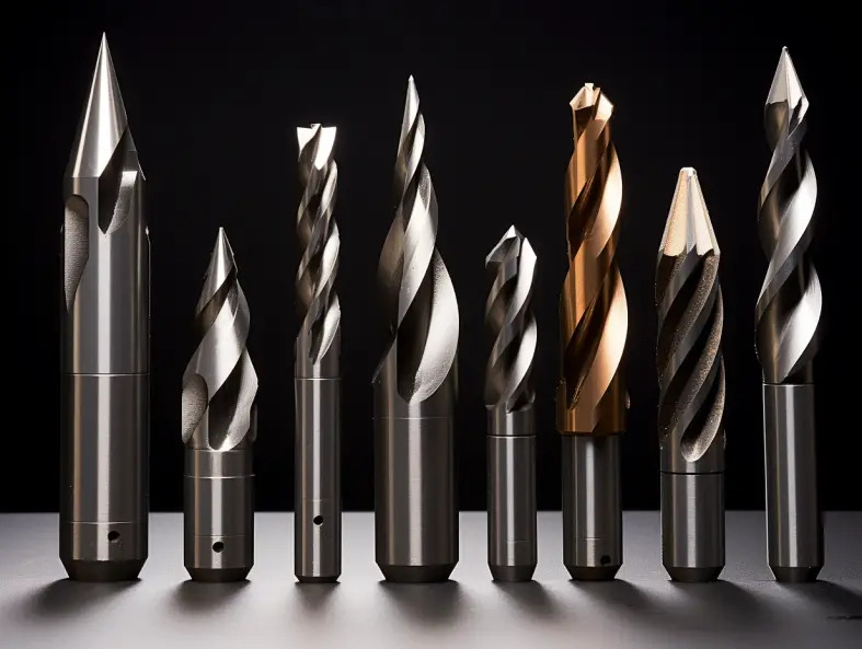 Rotary cutting tools of different shapes and finishes
