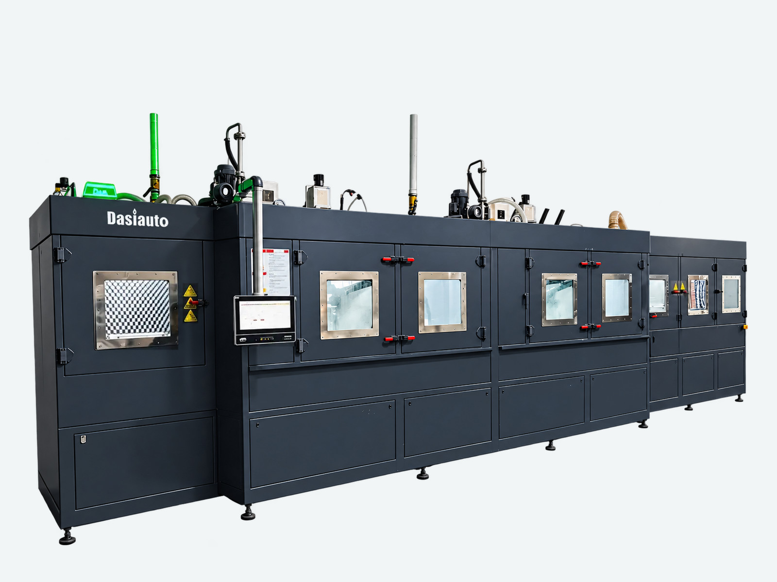Complete DasiAuto DC-40 double chamber wet blasting equipment