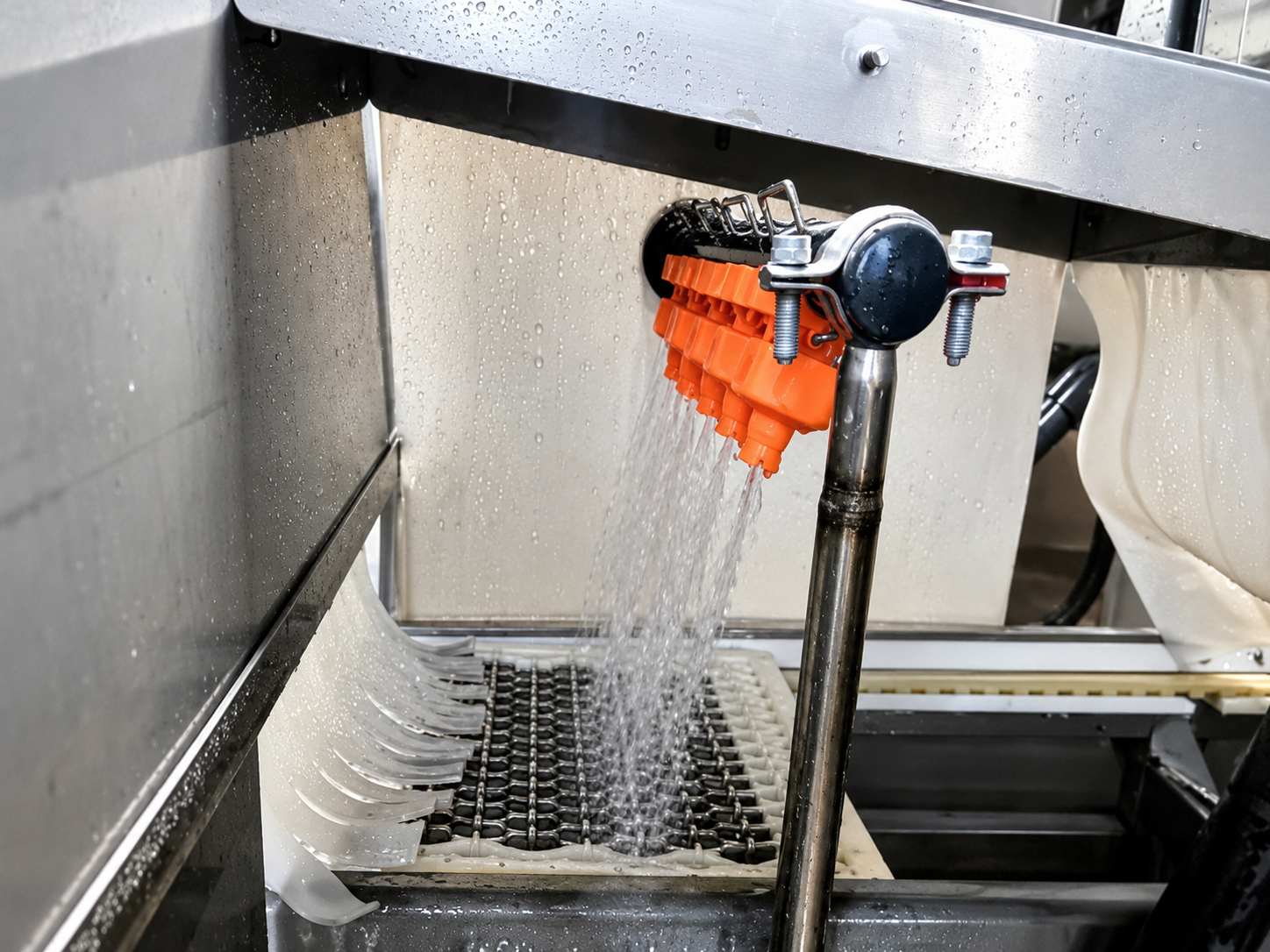 DC-40 cleaning nozzles and tray