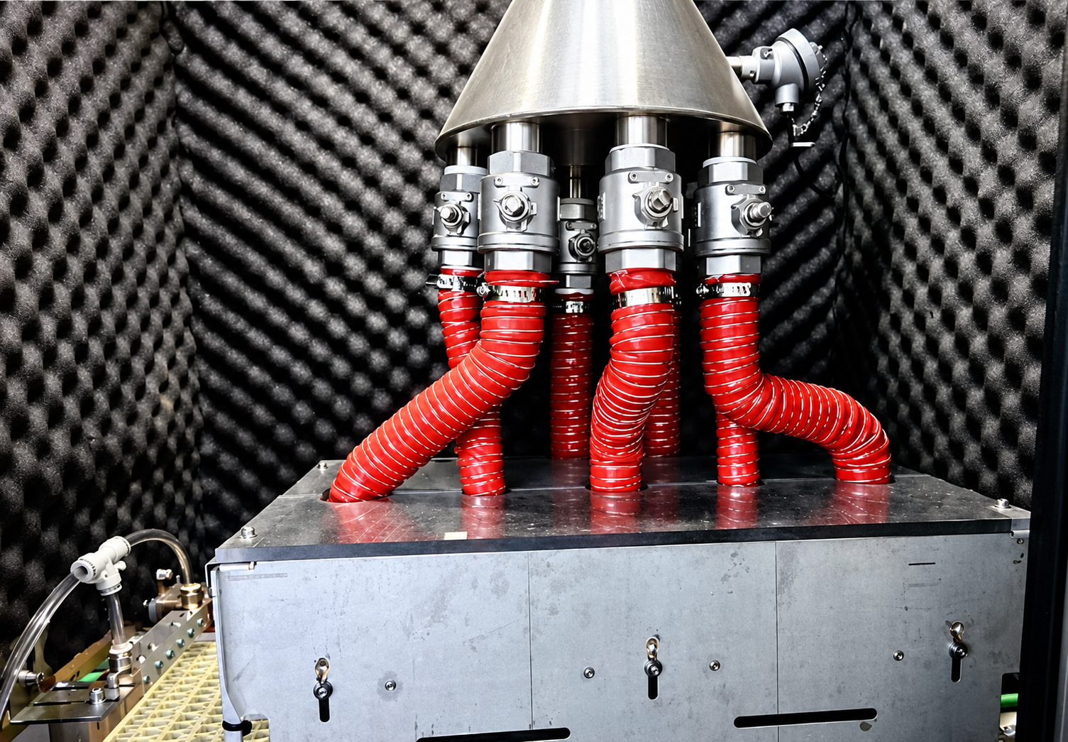SC-40 drying assembly with red air ducts
