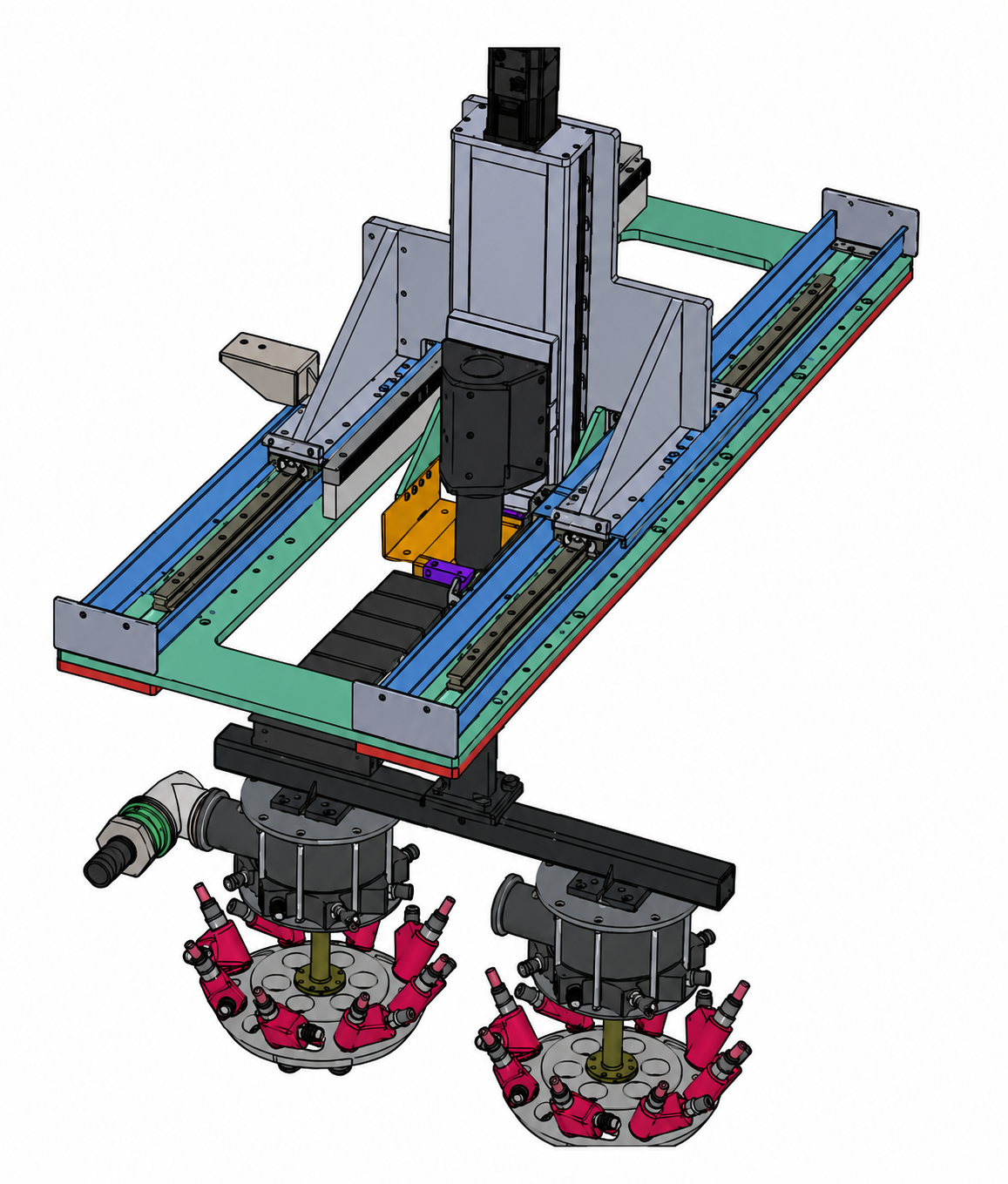Original SC-40 nozzle moving mechanism illustration
