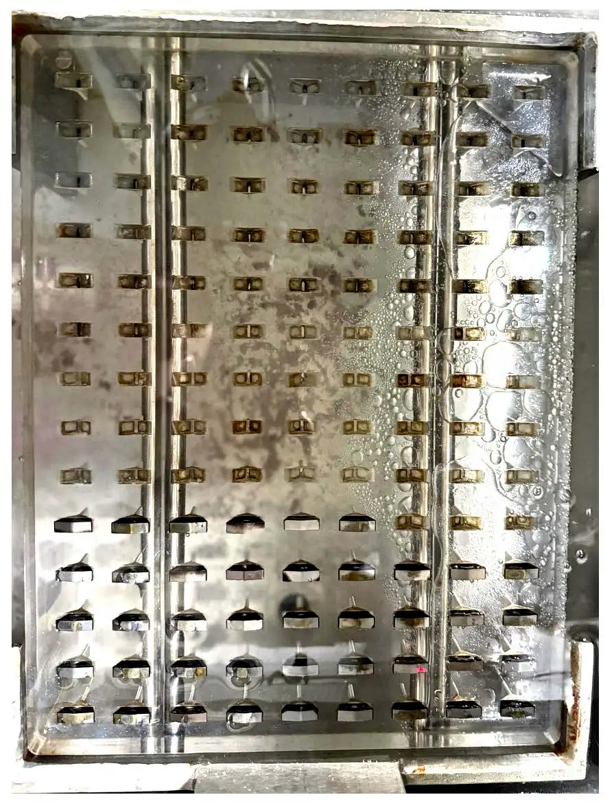 Original SP1580 insert tray and transmission chamber illustration